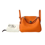 Hermes Lindy Mini Bag Orange Togo